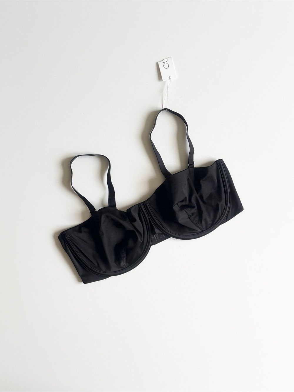 NWT Cuup 40F The Balconette unlined bra in black